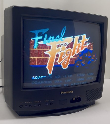 Crt vintage panasonic - tv, color